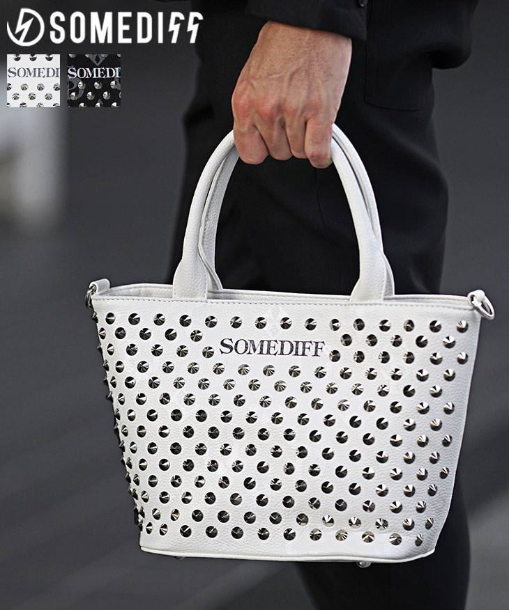 総柄スタッズミニトートバッグ