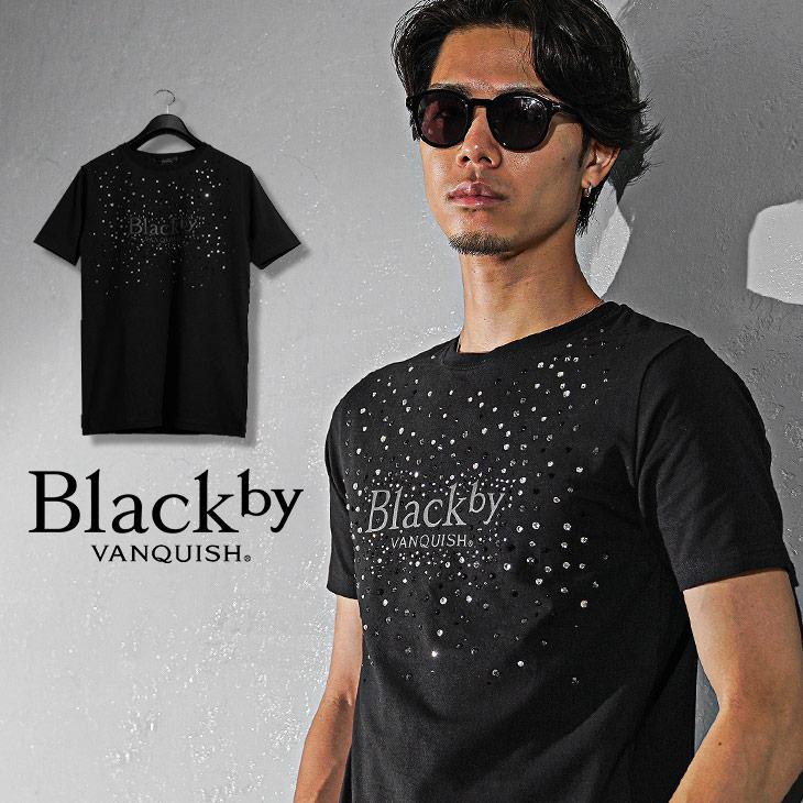 ラインストーンロゴTシャツ