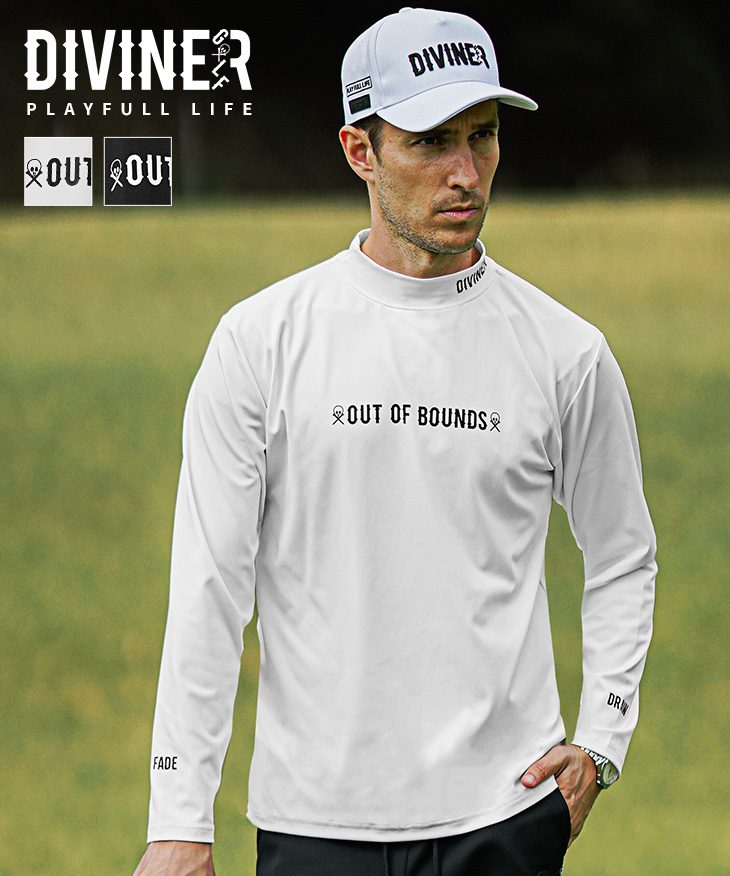 胸ロゴモックネックロンT