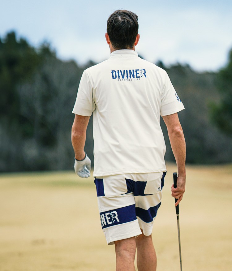 ボーダーハーフパンツ_コーデ2