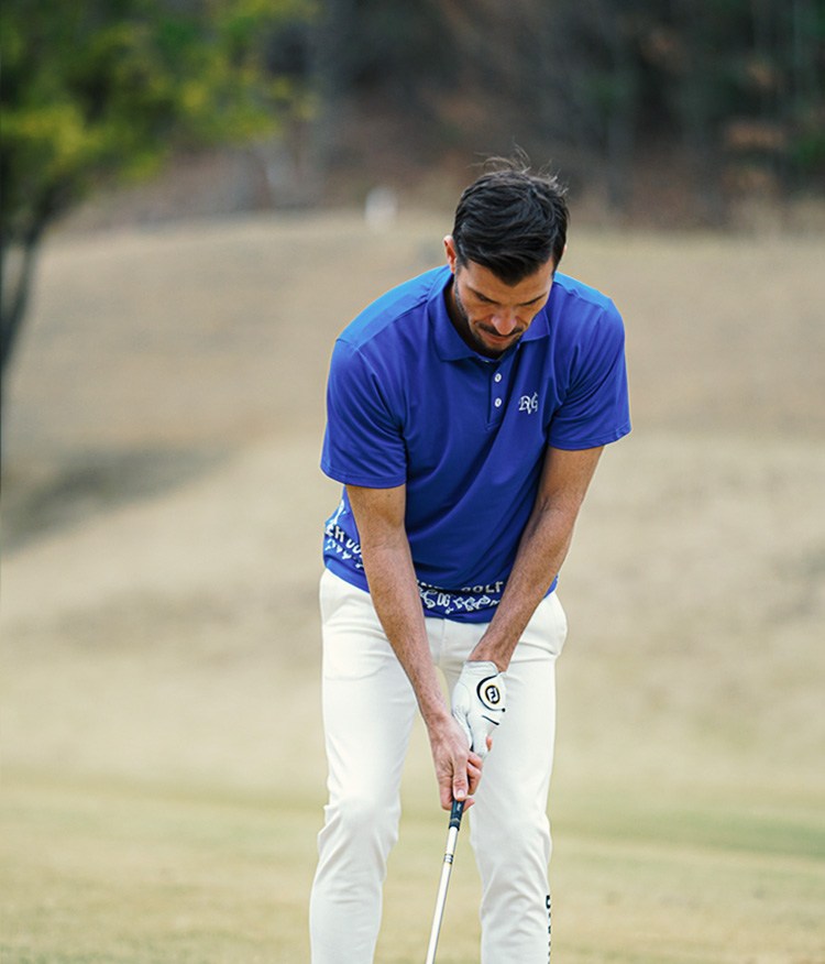 裾ループロゴポロシャツ_コーデ2