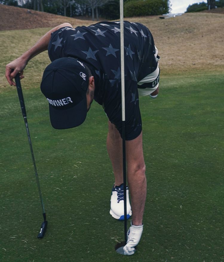 星総柄半袖モックネック_コーデ1