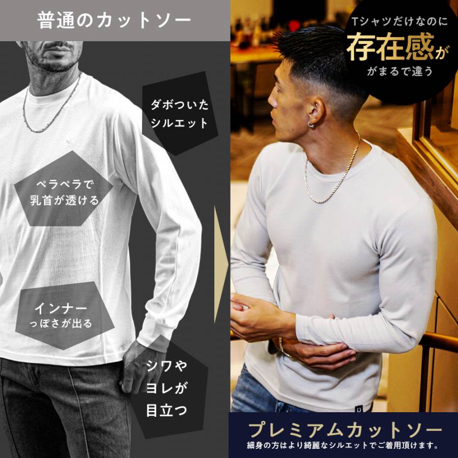 LP02：通常カットソーの見え方