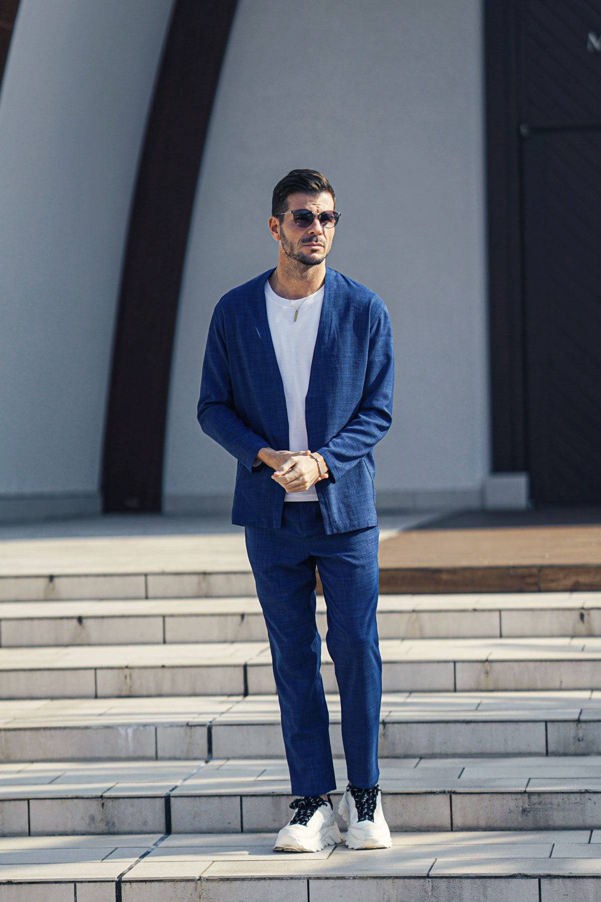 リネンライクセットアップ