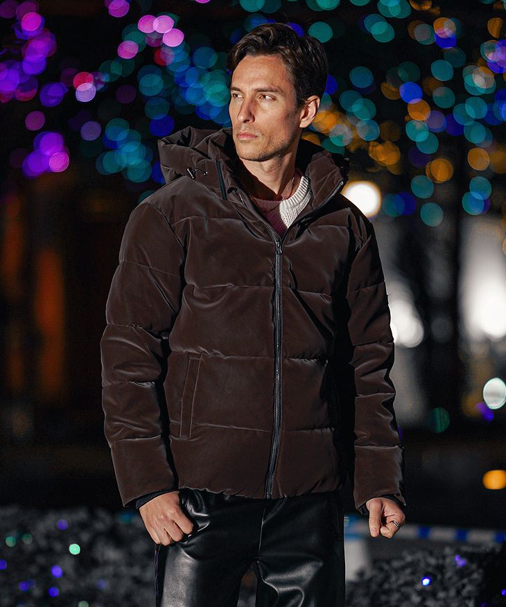 PADDED JACKET コーデ1