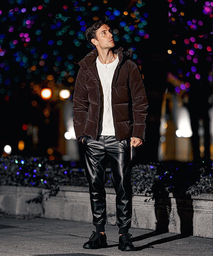 PADDED JACKET コーデ2