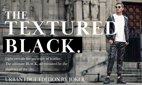 PUレザーで仕上げる都会スタイル