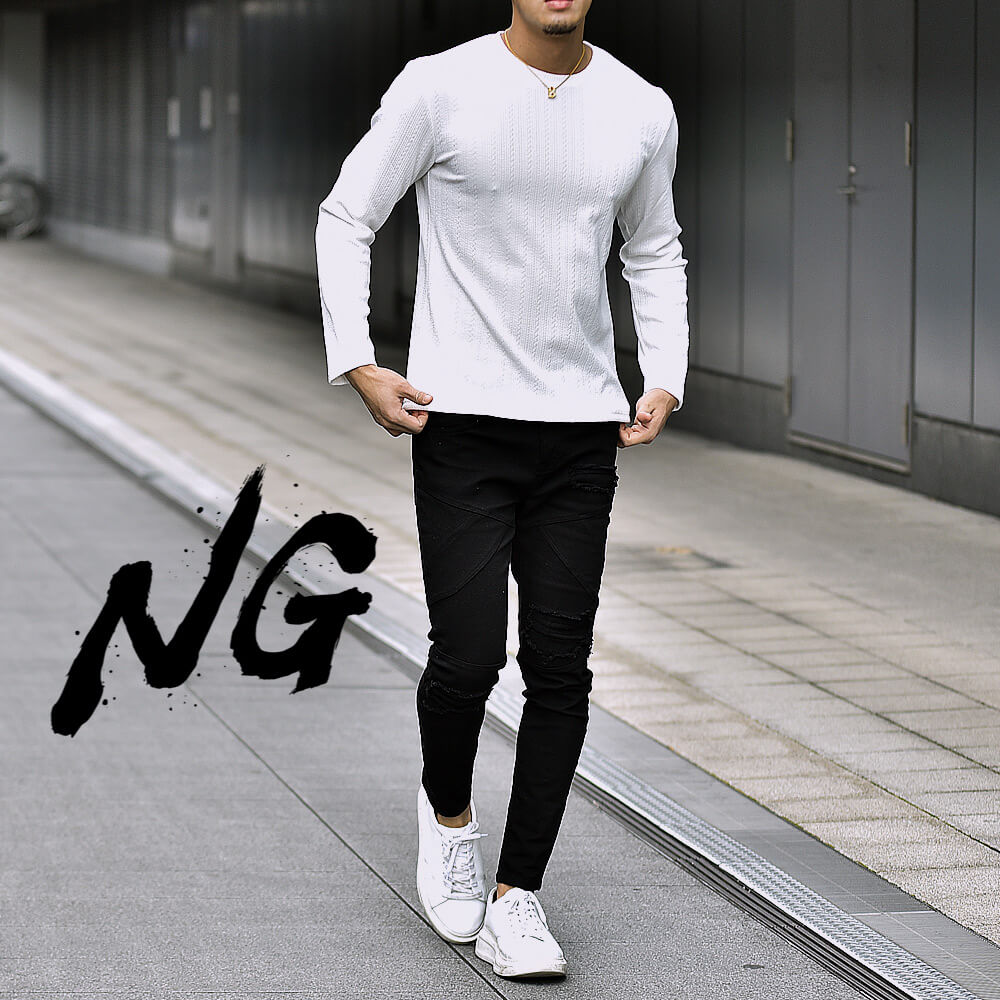 ダサくならない 40代のモテるデザインロンt 長袖tシャツの選び方