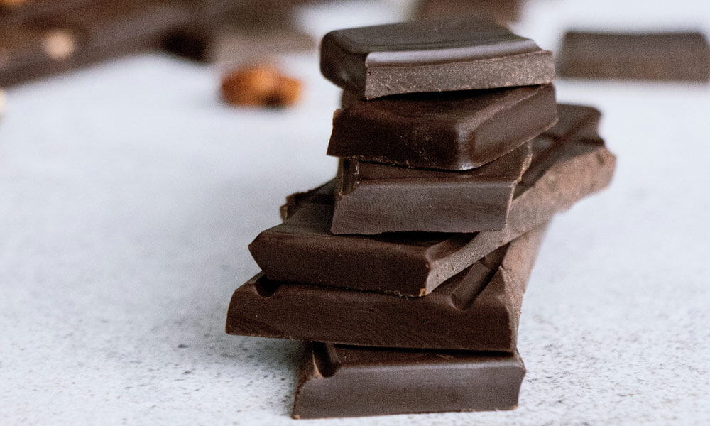 チョコレートは酸欠を抑える効果がある