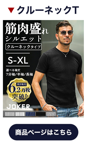 68921ランダムテレコクルーネックカットソー