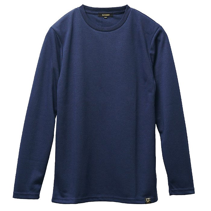 【クルーネック】ネイビー