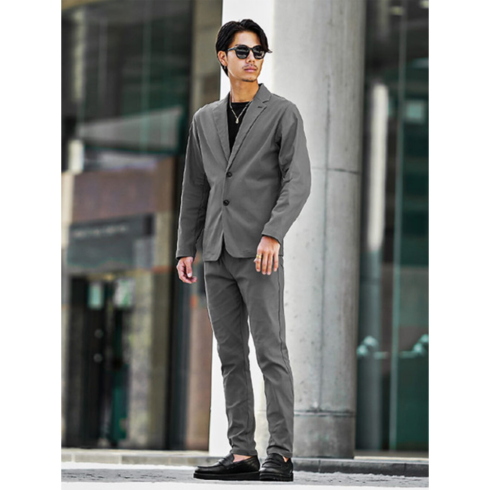 セットアップを使ったコーデ