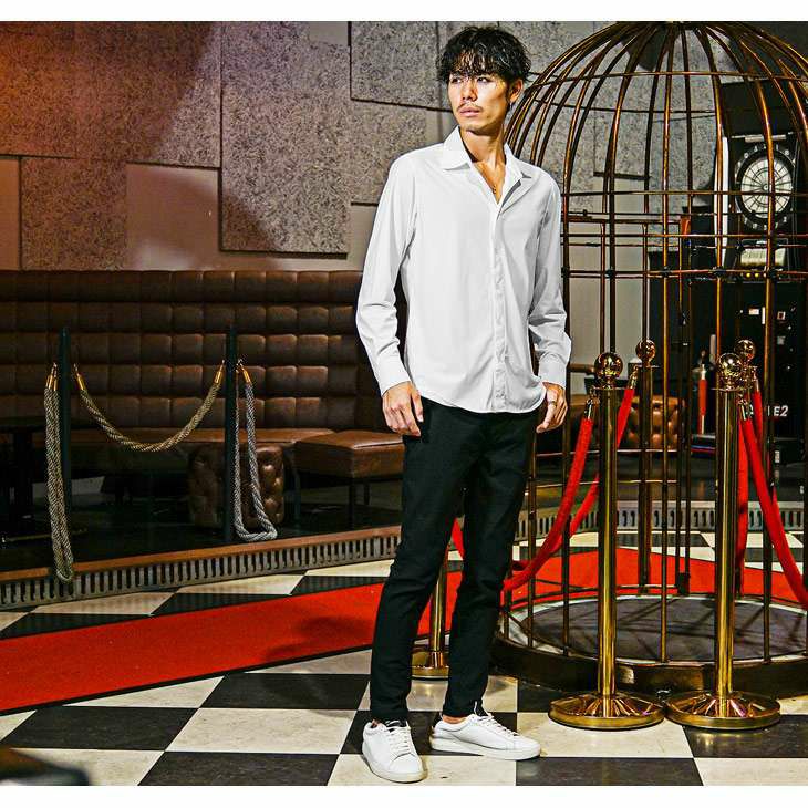 白シャツを使ったコーデ