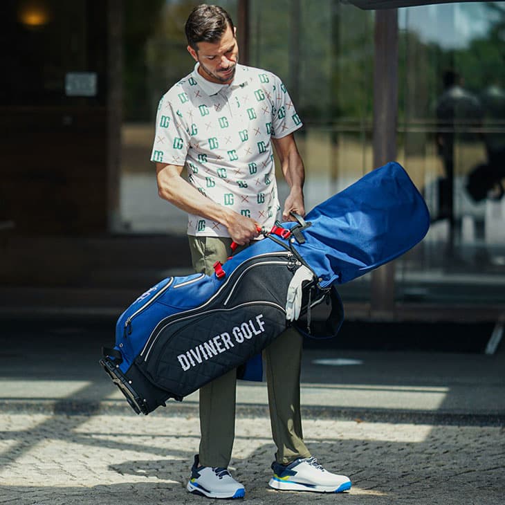 まるで英国風のクラシックスタイルを叶える夏のメンズゴルフコーデ