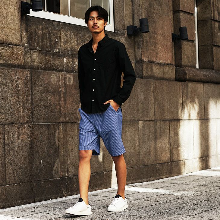 カッパ メンズ ハーフパンツ・ショーツ Mesh Cordae black Shorts jet