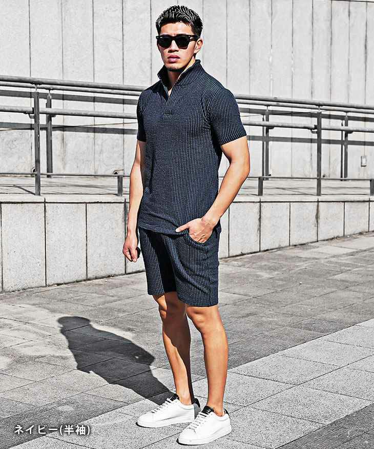 軽快なオトナの夏STYLE『シアサッカーサマーセットアップ