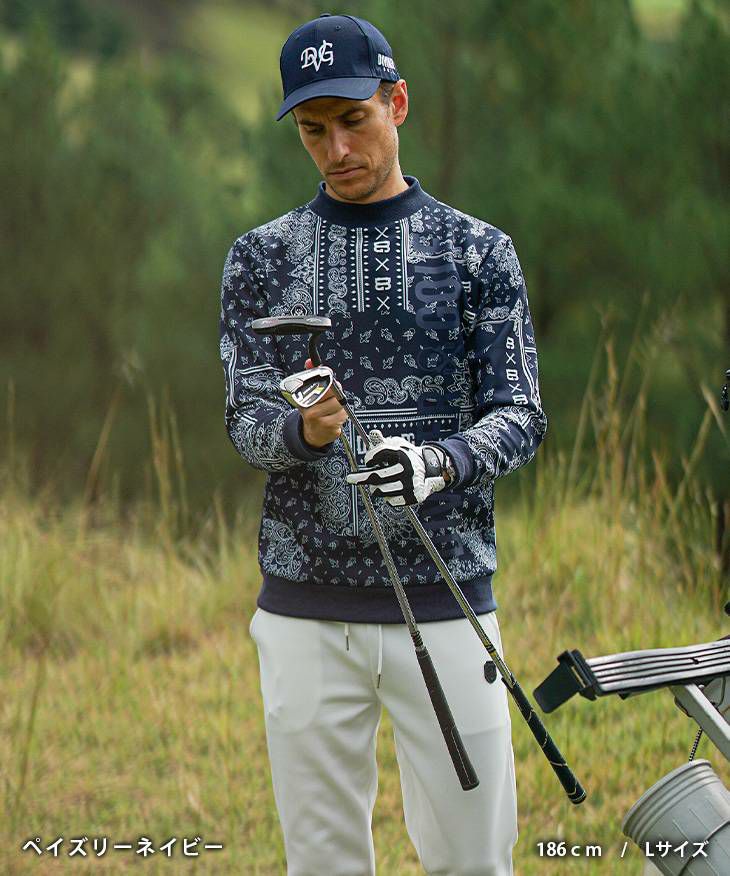 DIVINER GOLF（ディバイナーゴルフ）『ポンチ総柄トレーナー』｜【公式