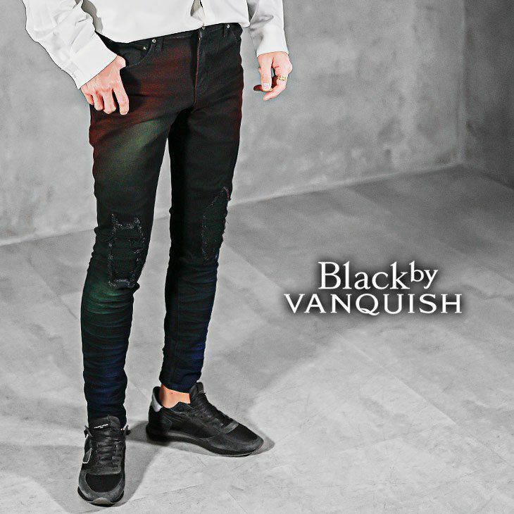 カラーパウダースキニーパンツ Black by VANQUISH
