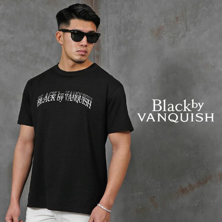 アーチロゴ半袖Tシャツ/BLACK by VANQUISH