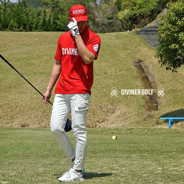 DIVINER GOLF】フロントロゴポロシャツ