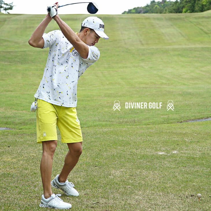 【DIVINER GOLF】スプラッシュ半袖ポロシャツ