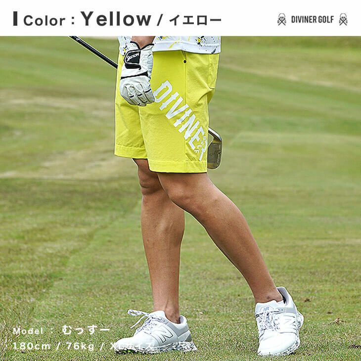 DIVINER GOLF】サイドロゴハーフパンツ/ショーツ