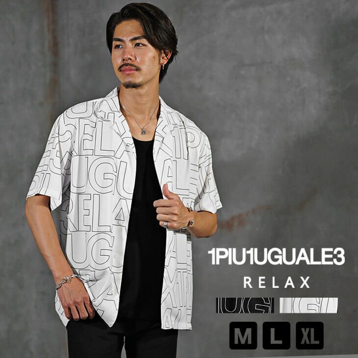 半袖総柄シャツ/1piu1uguale3 relax 