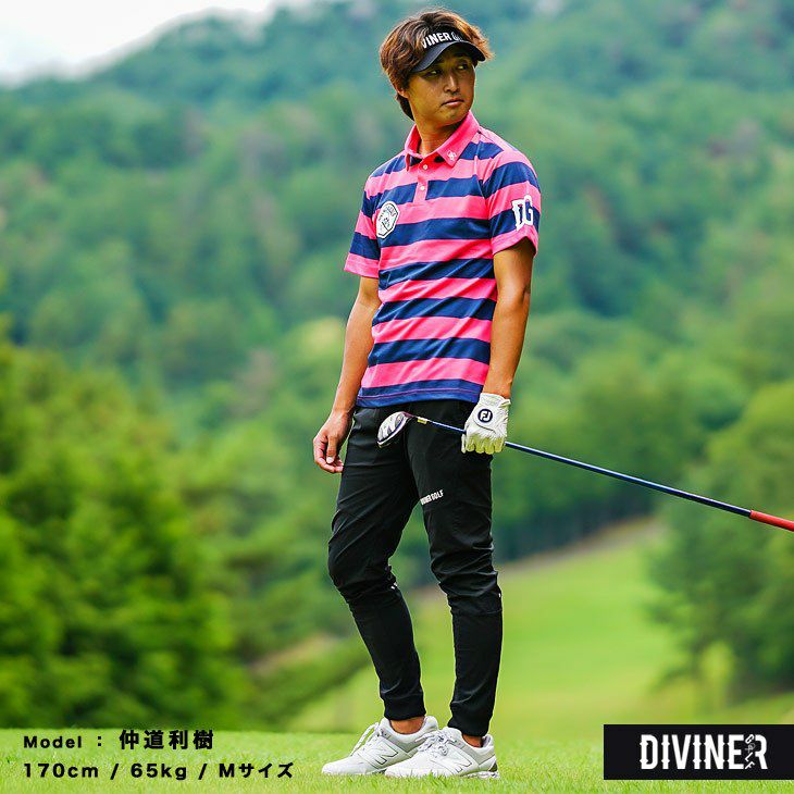 ボーダーポロシャツ DIVINER GOLF トップス｜【公式】joker