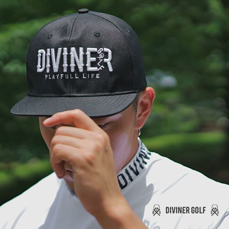 DIVINER GOLF】ロゴベースボールキャップ