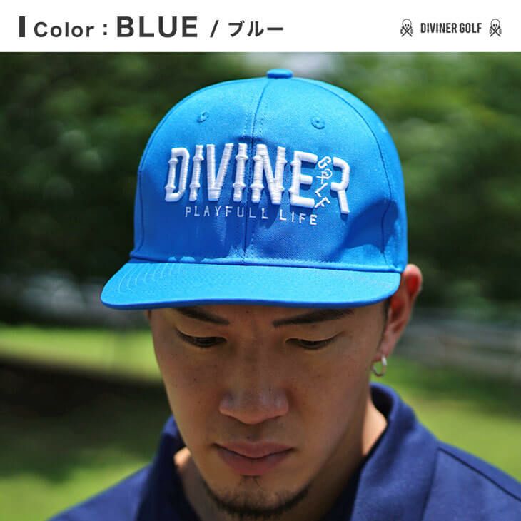 DIVINER GOLF】ロゴベースボールキャップ