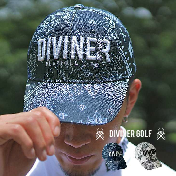 DIVINER GOLF】ペイズリーカートバッグ