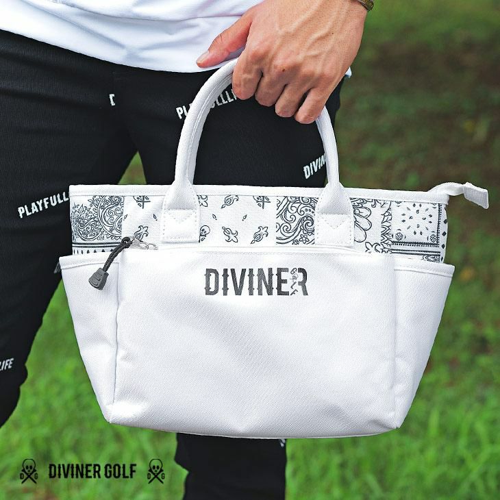 DIVINER GOLF】ペイズリーカートバッグ