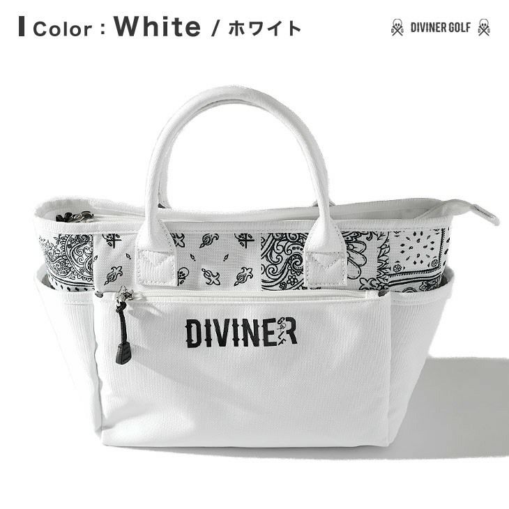 DIVINER GOLF】ペイズリーカートバッグ