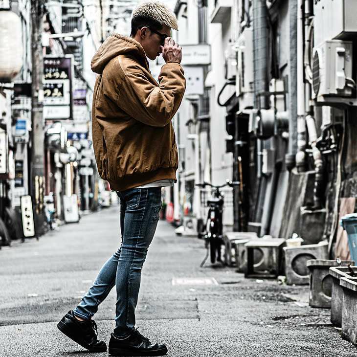 コーデュロイブルゾン
