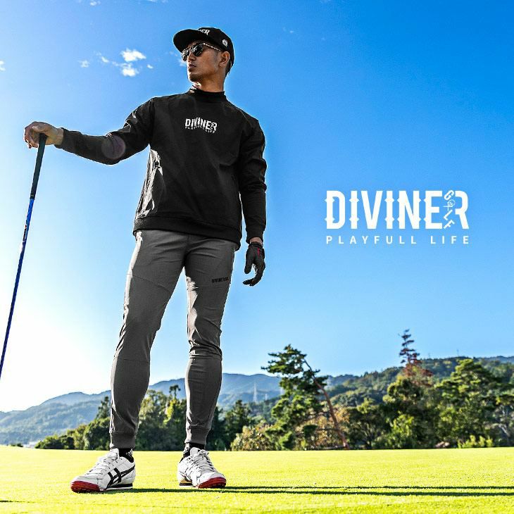 DIVINER GOLF|ゴルフウェア】ストレッチプルオーバージャケット