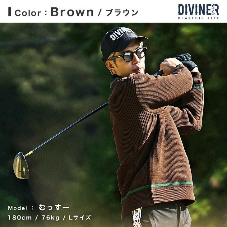 Vネックニット DIVINER GOLF ｜【公式】joker（ジョーカー）