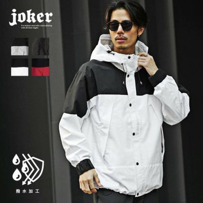 JOKER BRAND リバーシブル 中綿ジャケット XXL ブラック×グレー joker 中綿 ジャケット メンズ ブルゾン 中綿ジャケット