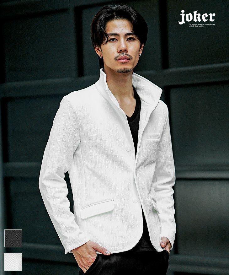 その他ブランド / WHITE STAG/ジャケット/--/--/マルチカラー/701S 005170216 ふくれシェブロン柄イタリアンカラージャケット｜【公式】joker