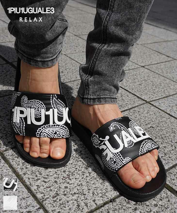 【1PIU1UGUALE3 RELAX】ペイズリーシャワーサンダル 2色展開 1PIU1UGUALE3 RELAX 『ペイズリーシャワーサンダル』｜【公式