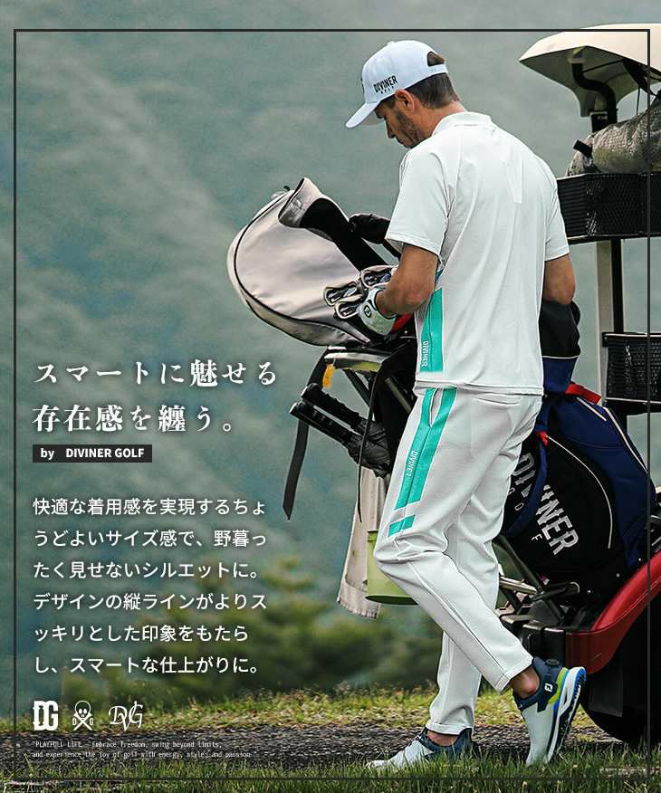 DIVINER GOLF グレー系チェック セットアップ L DIVINER GOLF（ディバ