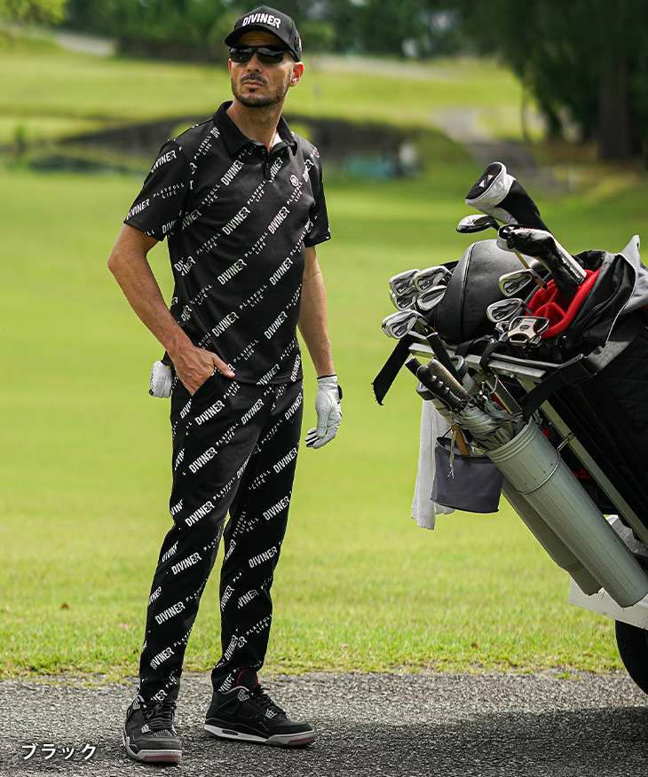DIVINER GOLF（ディバイナーゴルフ）『総柄ロゴセットアップ